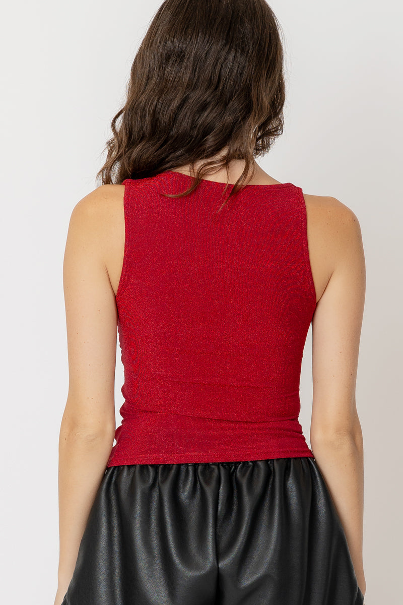 Ruby Asymmetrical Top