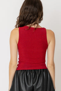 Ruby Asymmetrical Top