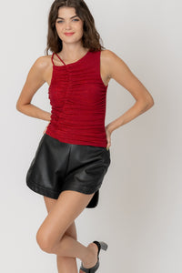 Ruby Asymmetrical Top