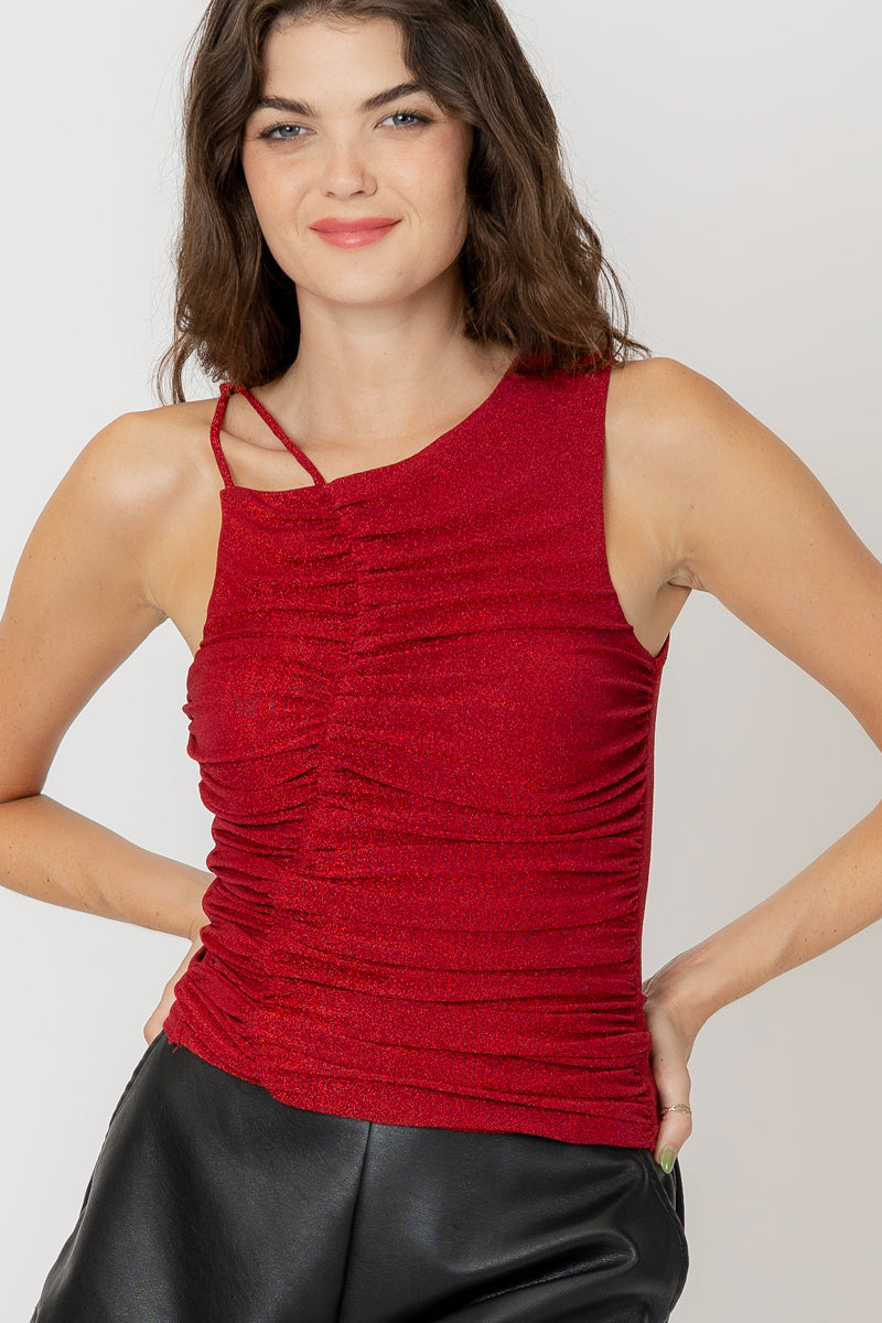 Ruby Asymmetrical Top