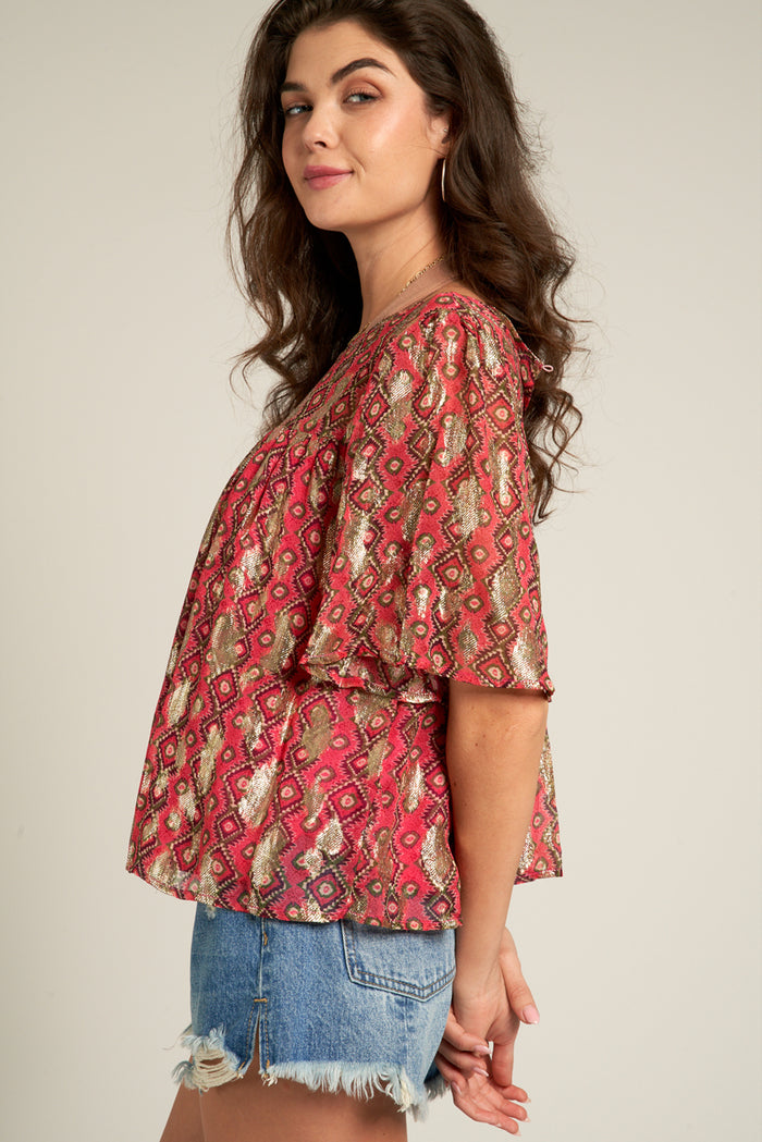 Dana Lurex Blouse