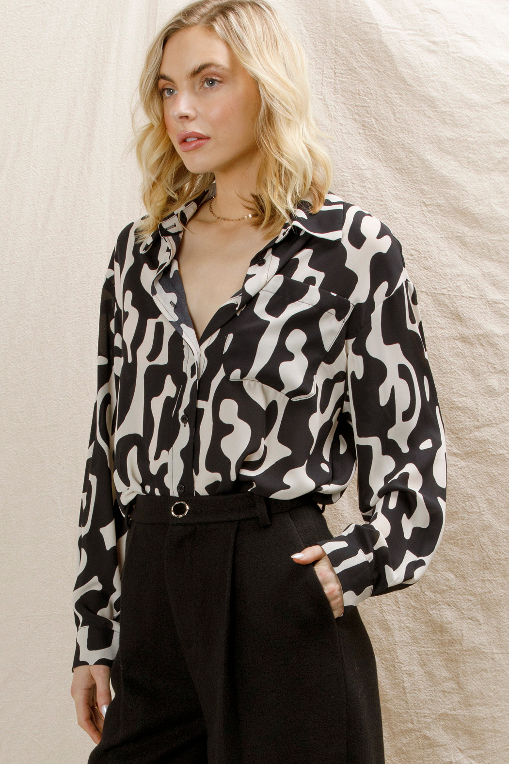 Rhea Printed Shirt