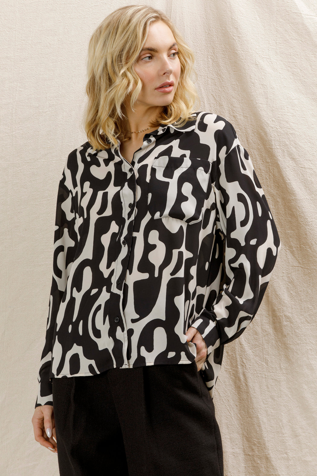 Rhea Printed Shirt