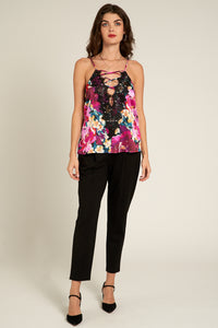 Lia Floral Satin Top