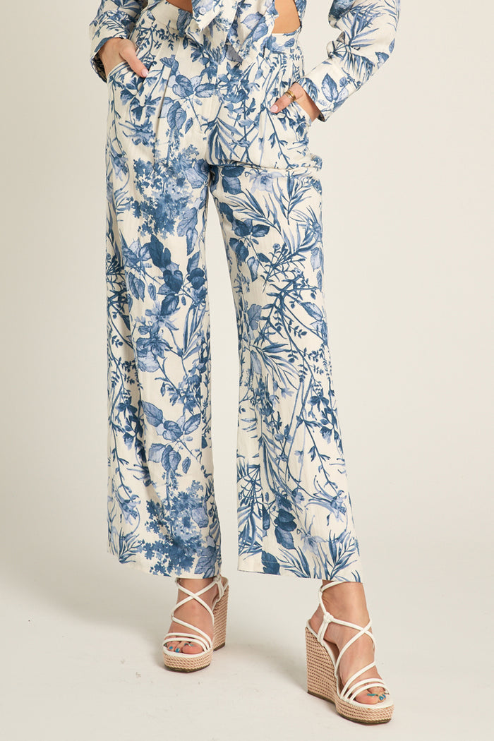 Cameron Tropical Straight Leg Pants