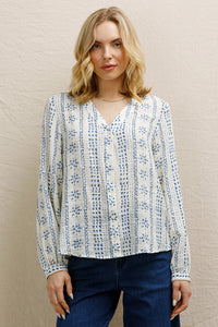 Siwa Long Sleeve Blouse