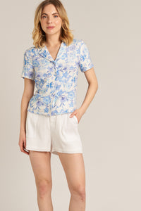 Lyla Floral Button Down Top