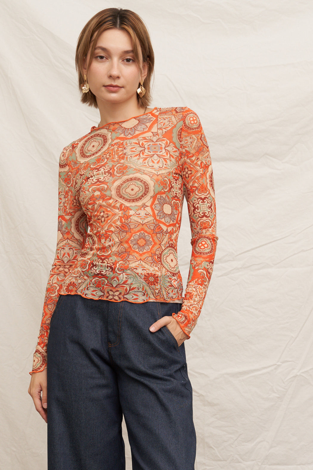 Geometry Club Mesh Top