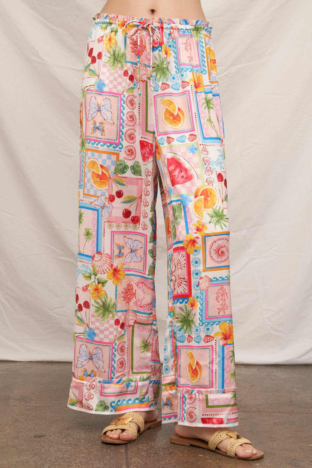 Santorini Satin Pants
