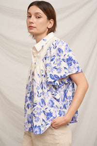 Majolica Button Down