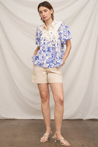 Majolica Button Down