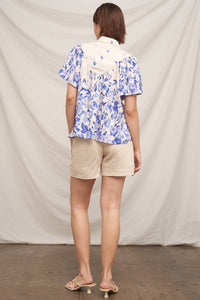 Majolica Button Down