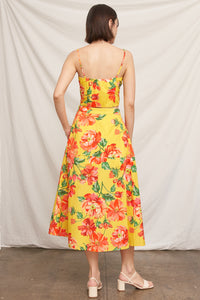 Rio Floral Midi Skirt