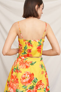 Rio Floral Bustier Top