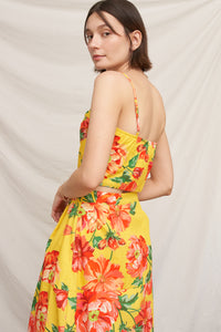 Rio Floral Bustier Top
