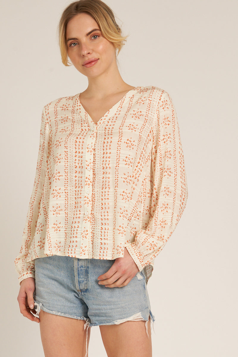 Siwa Long Sleeve Blouse