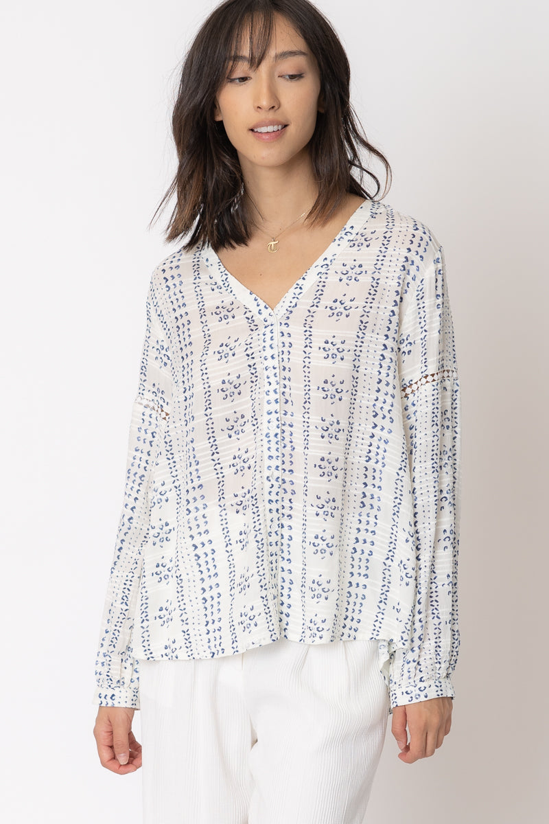 Siwa Long Sleeve Blouse