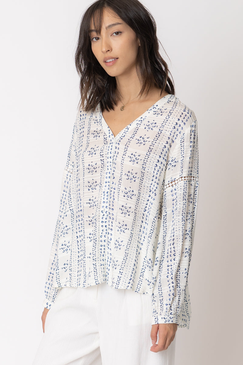 Siwa Long Sleeve Blouse