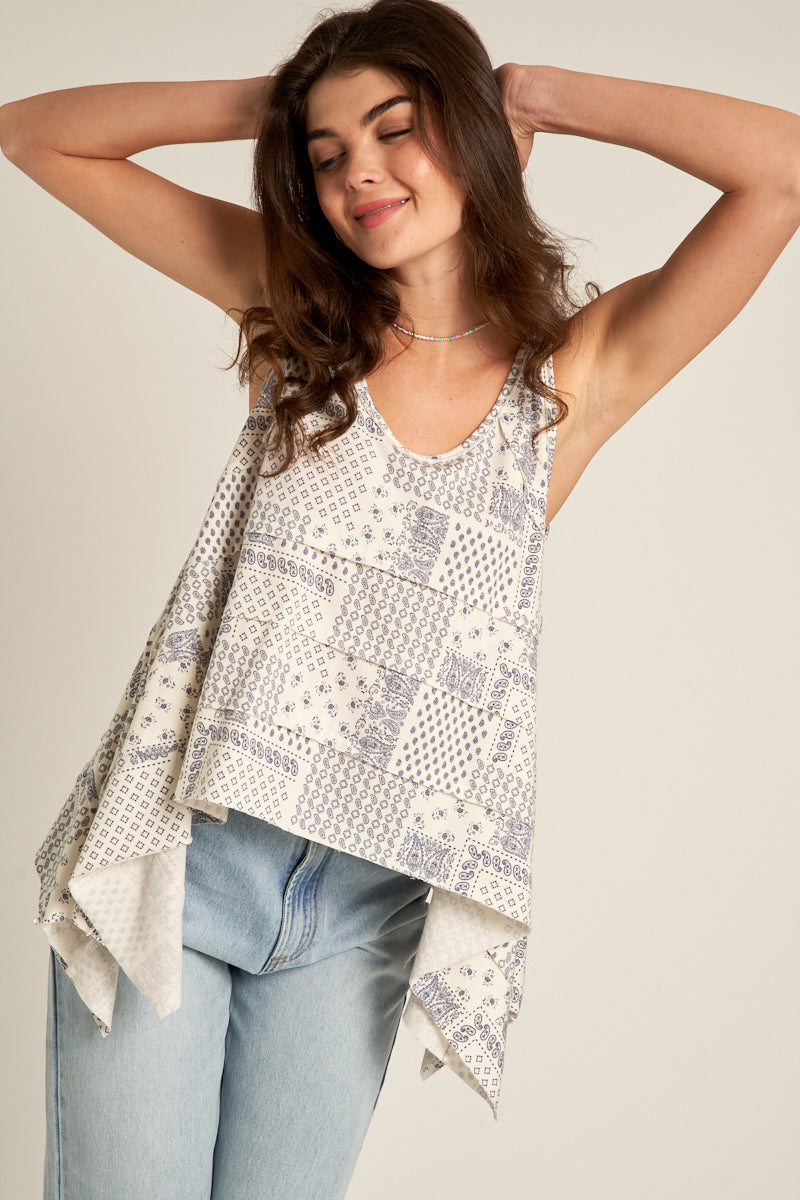 Arden Patchwork Top