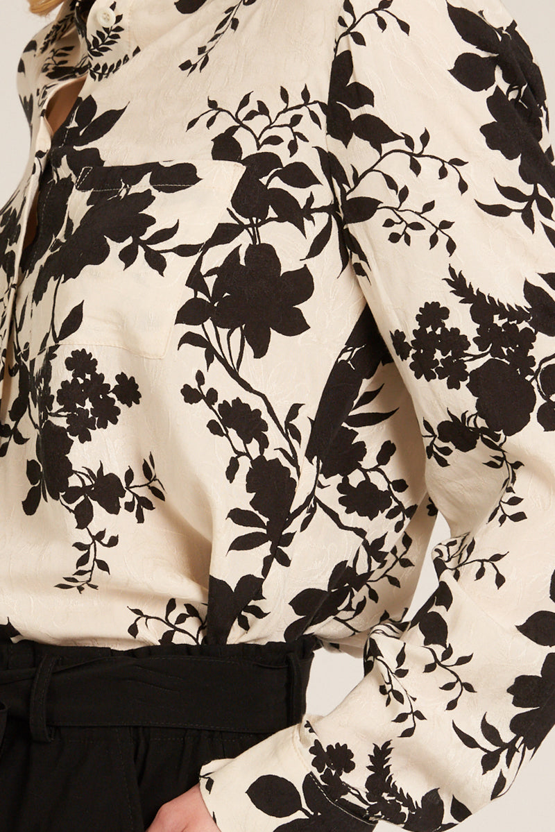 Lovina Floral Print Blouse