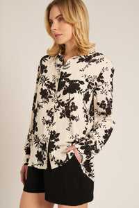 Lovina Floral Print Blouse