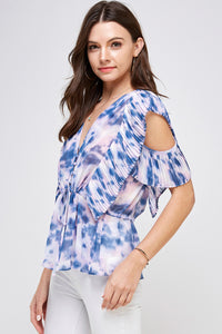 Color Blot Blouse