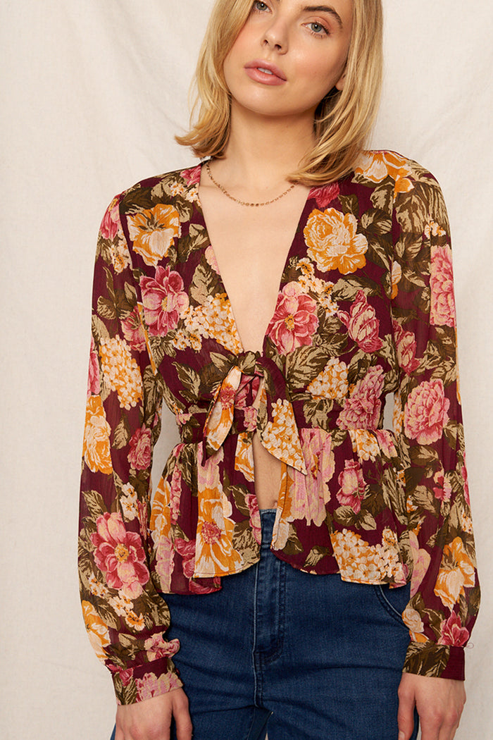 Teresa Autumn Floral Top