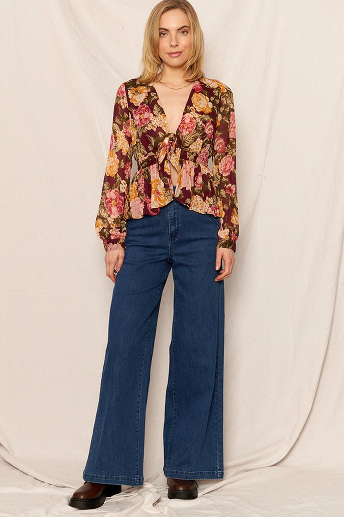 Teresa Autumn Floral Top