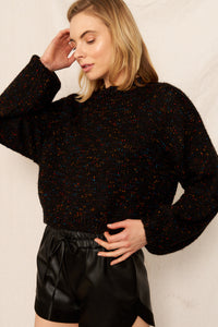 Cardamom Oversized Cropped Sweater