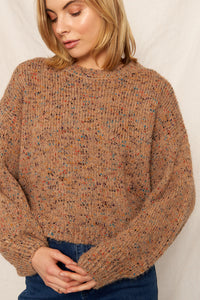 Cardamom Oversized Cropped Sweater