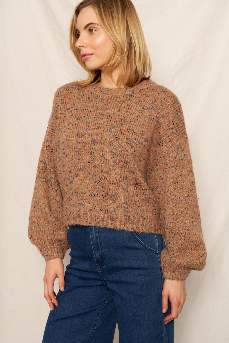 Cardamom Oversized Cropped Sweater