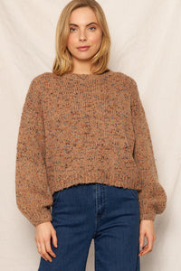 Cardamom Oversized Cropped Sweater