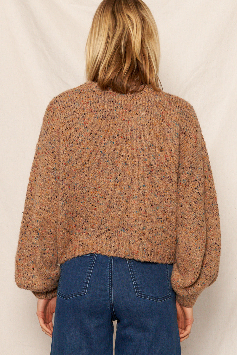 Cardamom Oversized Cropped Sweater