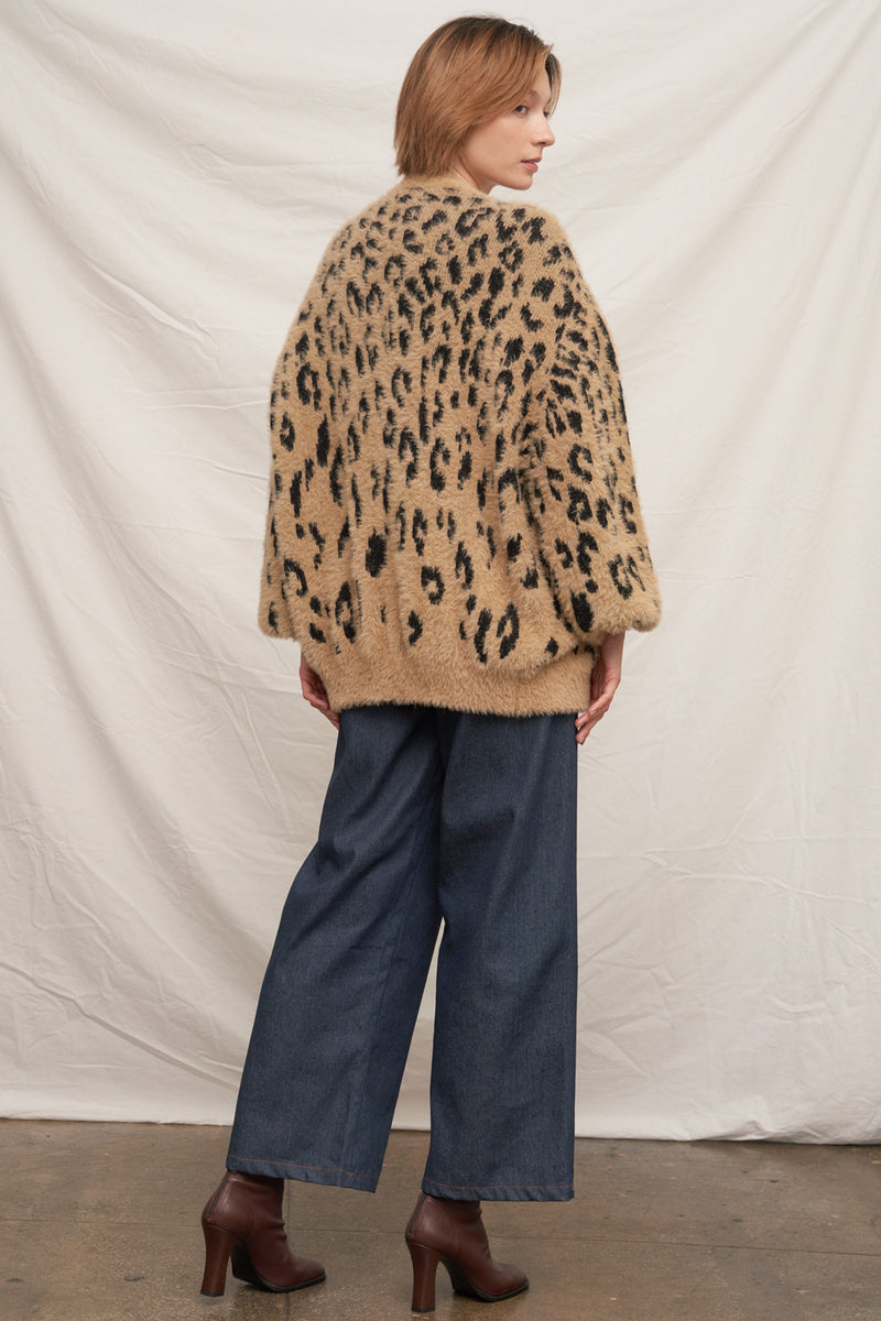 Wild About You Leopard Cardi