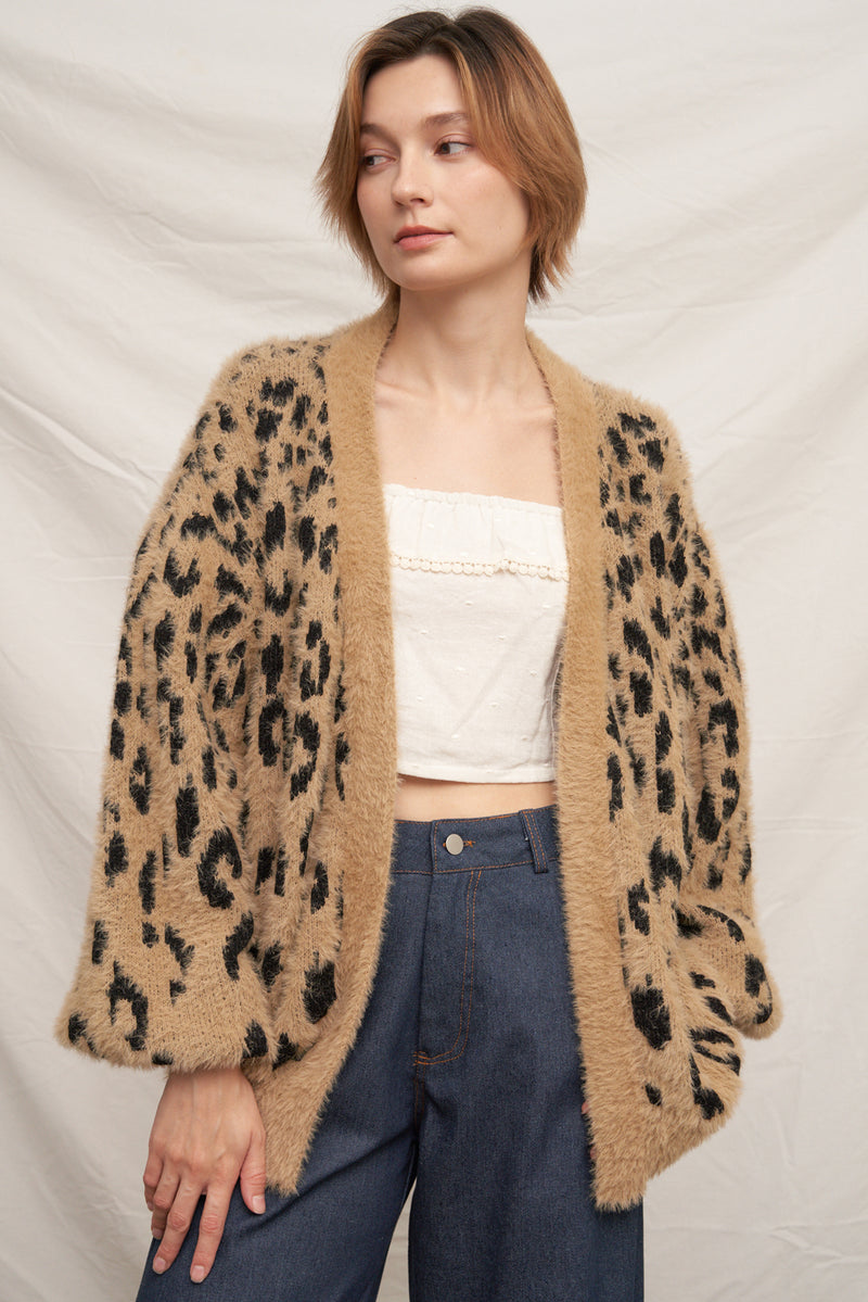 Wild About You Leopard Cardi