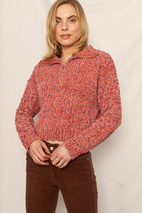 Sprinkle Half Zip Sweater