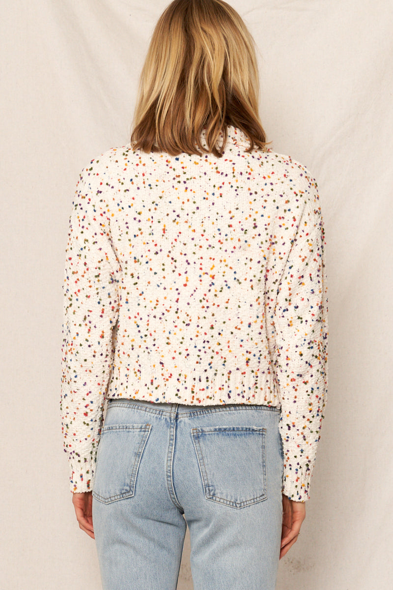 Sprinkle Half Zip Sweater