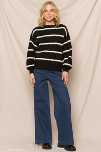 EC Basic Stripe Sweater