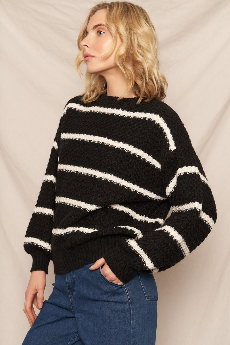 EC Basic Stripe Sweater