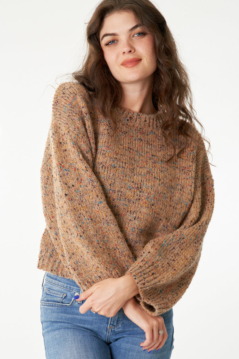 Cardamom Oversized Cropped Sweater