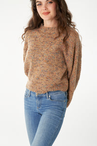 Cardamom Oversized Cropped Sweater