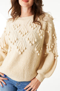 Snowflake Pom Pom Sweater