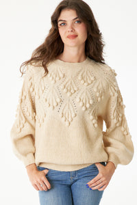 Snowflake Pom Pom Sweater