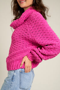 Lia Cowl Turtleneck Sweater