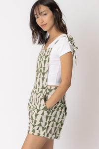 Nova Triangle Print Overalls