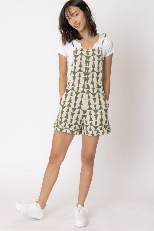 Nova Triangle Print Overalls