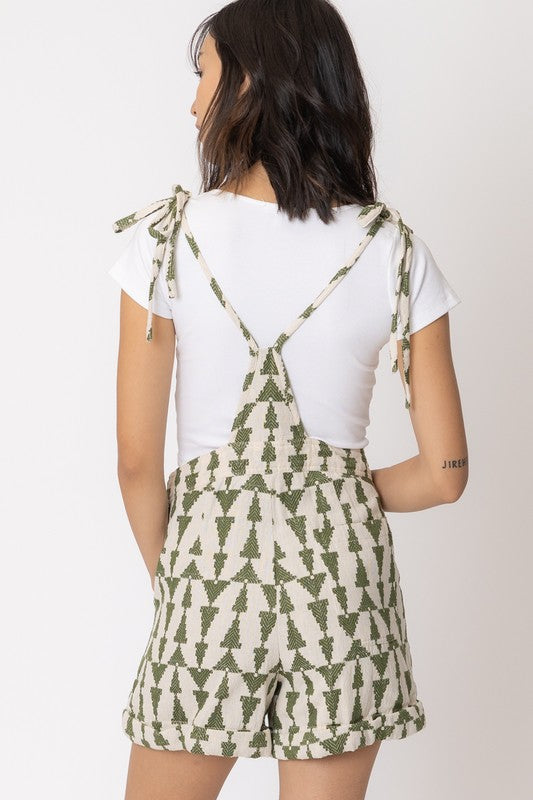 Nova Triangle Print Overalls