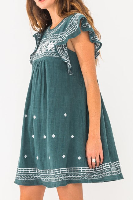 Elena Embroidery Dress