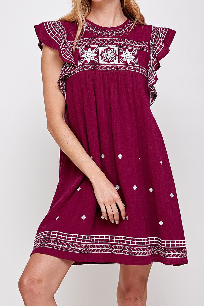 Elena Embroidery Dress