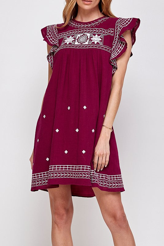 Elena Embroidery Dress